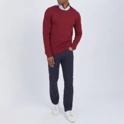 Red Tomas Textured Jumper -Schmuddelwedda 17896845 3