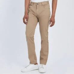Tan Slim Leg Jeans