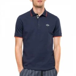 Replay Navy Pique Cotton Blend Polo Shirt 5 Replay Navy Pique Cotton Blend Polo Shirt -Schmuddelwedda 17946842 1