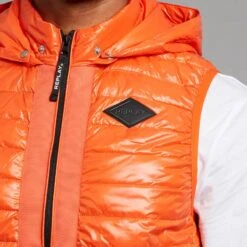 Replay Orange Recycled Nylon Gilet -Schmuddelwedda 17946878 4