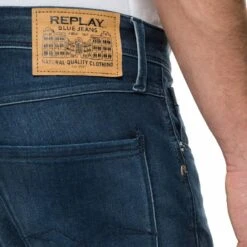Replay Blue Bronny Slim Stretch Jeans -Schmuddelwedda 17947033 4