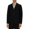 Ted Baker Black Dracen Single Breasted Cotton Blazer