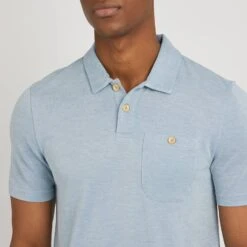 Ted Baker Blue Lebar Short Sleeve Polo Shirt -Schmuddelwedda 17957431 8