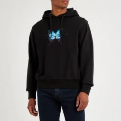 Rag & Bone Black City Butterfly Hoodie