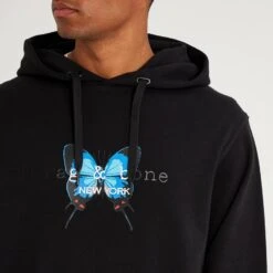 Rag & Bone Black City Butterfly Hoodie -Schmuddelwedda 17968523 8