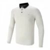 Silver Long Sleeve Polo