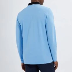 Light Blue Long Sleeve Polo -Schmuddelwedda 17973197 6