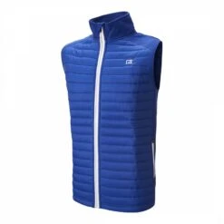 Cutter & Buck Blue/White Quilted Full Zip Gilet