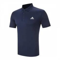 ADIDAS Navy Performance Stretch Polo -Schmuddelwedda 18004845 3