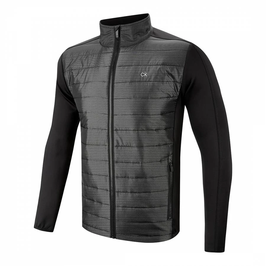 Grey Quilted Insulated Padded Jacket 4 Grey Quilted Insulated Padded Jacket - Image 4