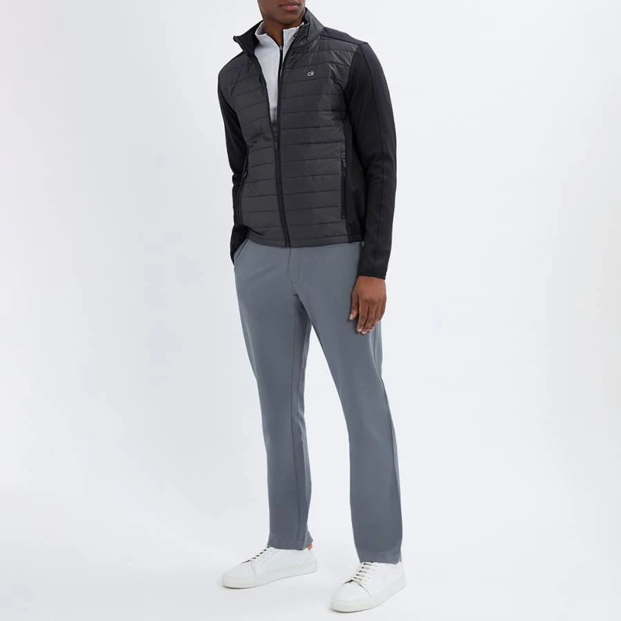 Grey Quilted Insulated Padded Jacket 2 Grey Quilted Insulated Padded Jacket - Image 2