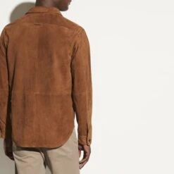 Vince Rust Suede Shirt Jacket -Schmuddelwedda 18010982 4