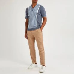 Reiss Blue Riley Wool Polo Shirt -Schmuddelwedda 18022434 3