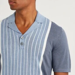 Reiss Blue Riley Wool Polo Shirt -Schmuddelwedda 18022434 4