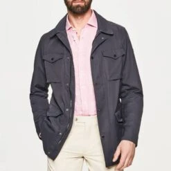Hackett London Navy Field Jacket