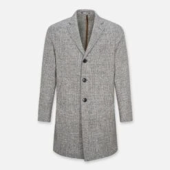 Hackett London Grey Boucle Wool Blend Coat -Schmuddelwedda 18033861 4