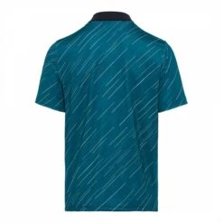 Teal Printed Polo Shirt -Schmuddelwedda 18036199 3