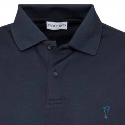 Navy Stretch Polo Shirt -Schmuddelwedda 18036472 4