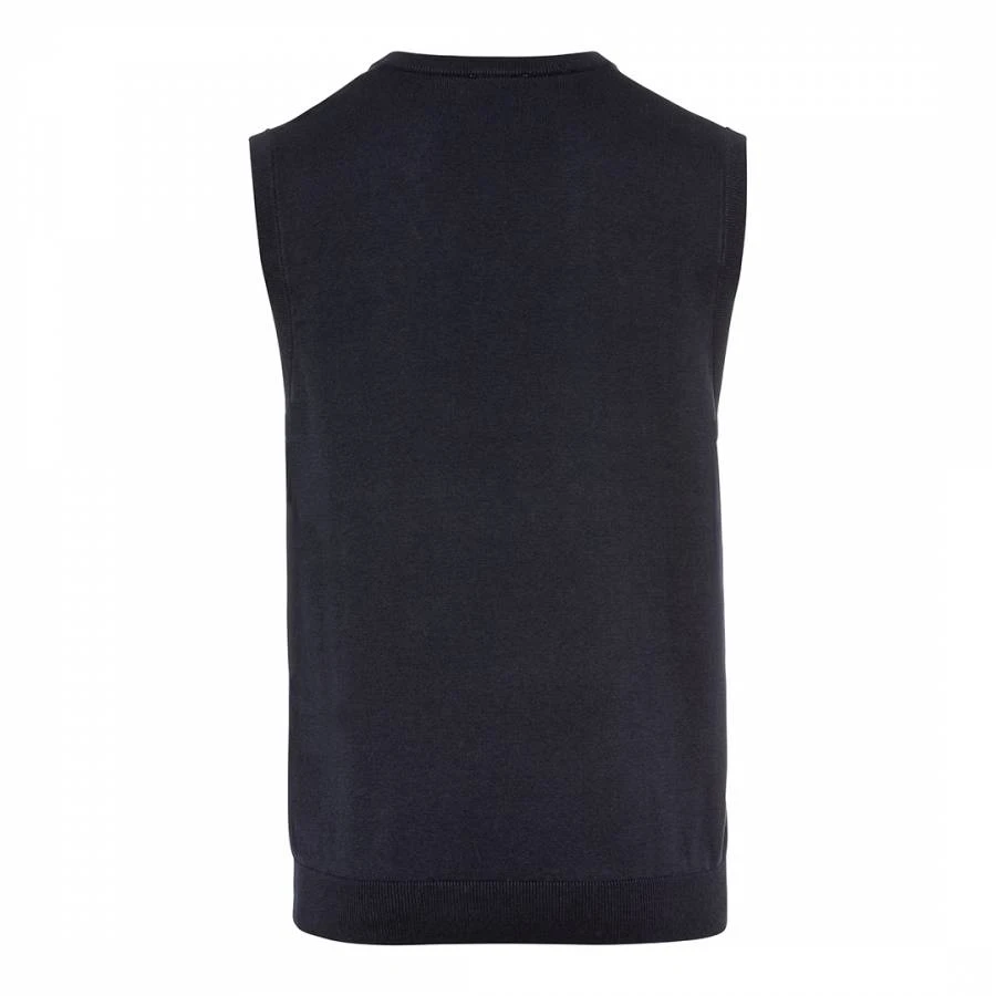 Navy Soft Cotton Pull Over 3 Navy Soft Cotton Pull Over - Image 3