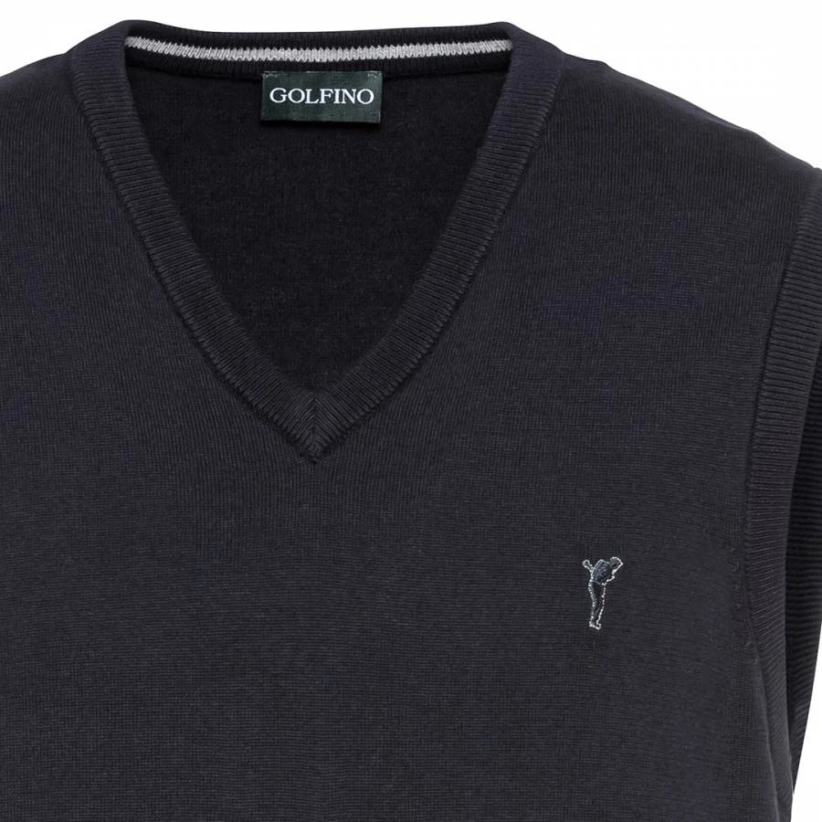 Navy Soft Cotton Pull Over 4 Navy Soft Cotton Pull Over - Image 4