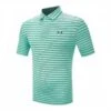 Under Armour Turquoise/Black Heat Gear Playoff Stretch Polo Shirt