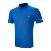 Callaway Blue Cotton Pique Polo Shirt