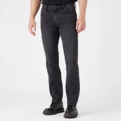 Wrangler Navy Greensboro Straigh Stretch Jeans
