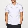Hackett London White AMR Tipped Shoulder Cotton Polo Shirt