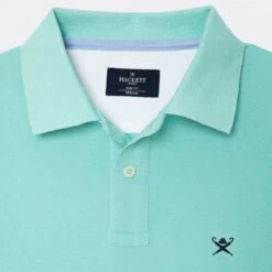 Hackett London Blue Slim Fit Cotton Polo Shirt -Schmuddelwedda 18067413 3