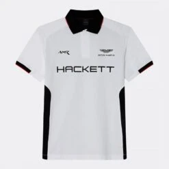 Hackett London White AMR Contrast Back Cotton Blend Polo Shirt -Schmuddelwedda 18067553 4