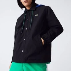 Lacoste Black Collared Jacket