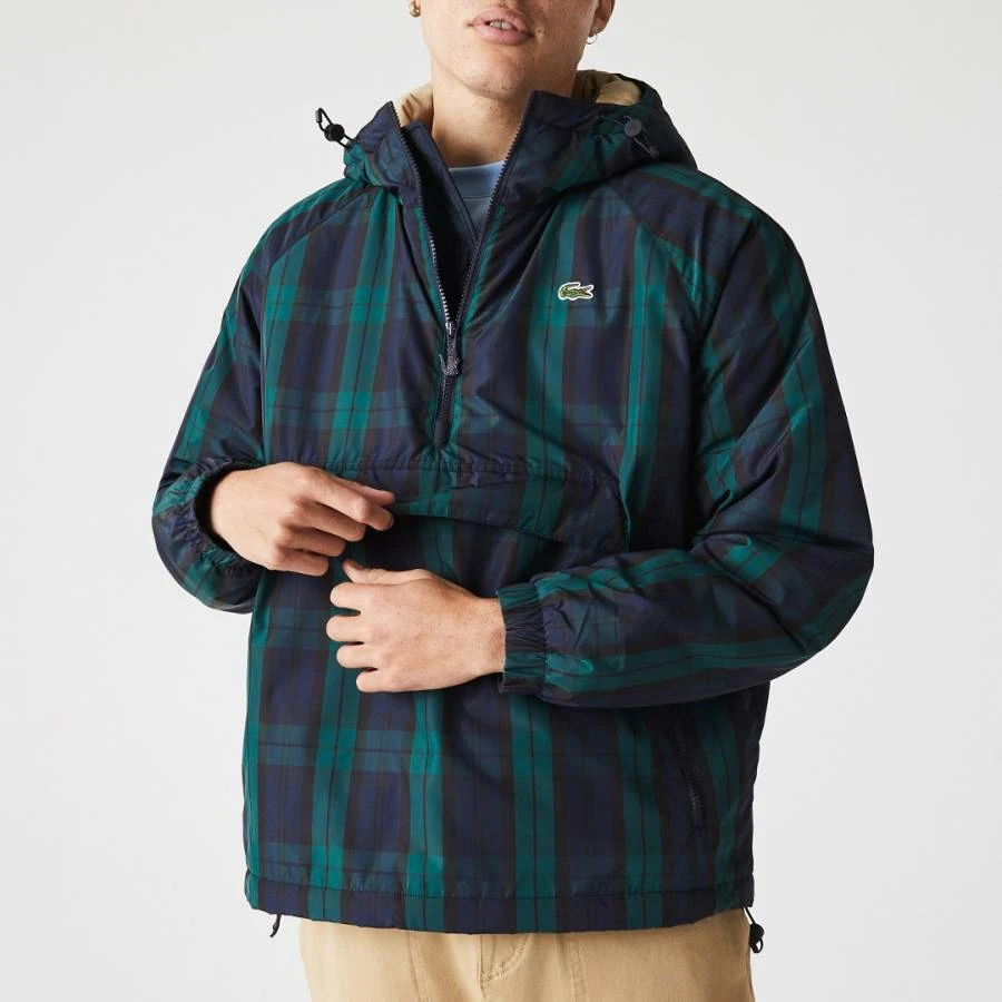 Lacoste Blue Half Zip Windbreaker Jacket 1 Lacoste Blue Half Zip Windbreaker Jacket