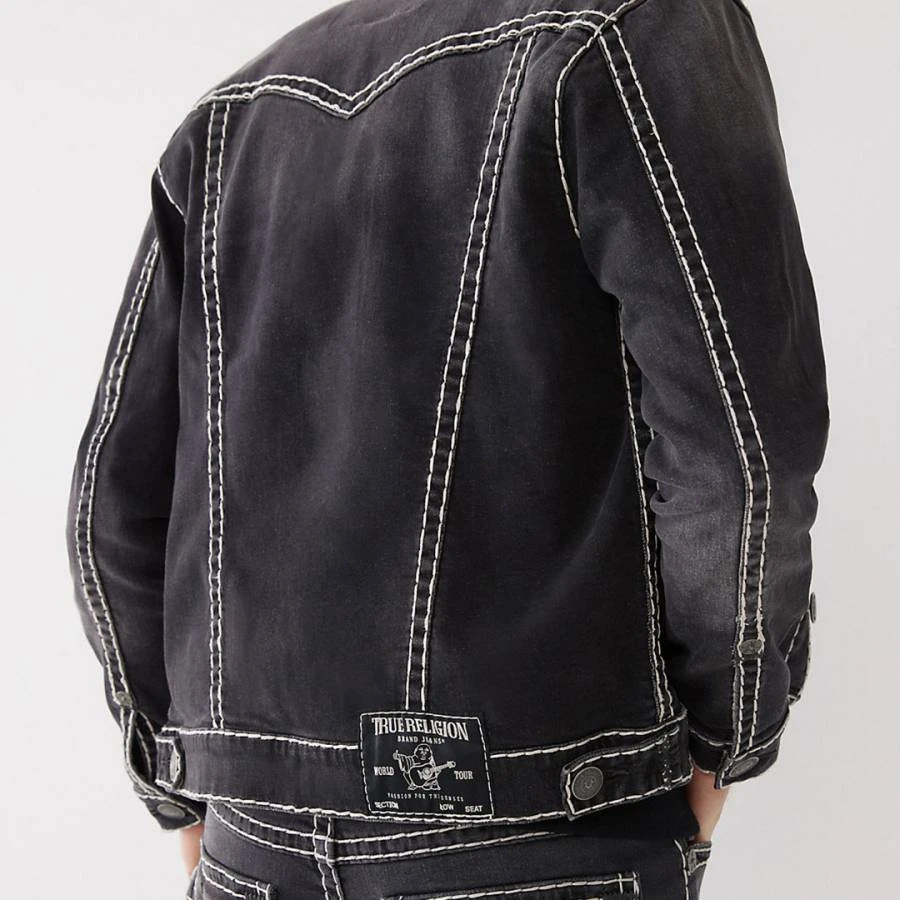 True Religion Dark Blue Jimmy Denim Jacket 2 True Religion Dark Blue Jimmy Denim Jacket - Image 2