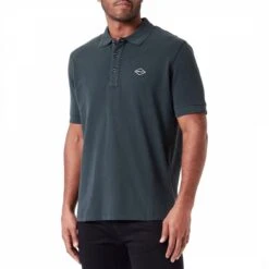 Replay Green Cotton Pique Polo Shirt