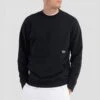 Replay Black Second Life Cotton Sweatshirt