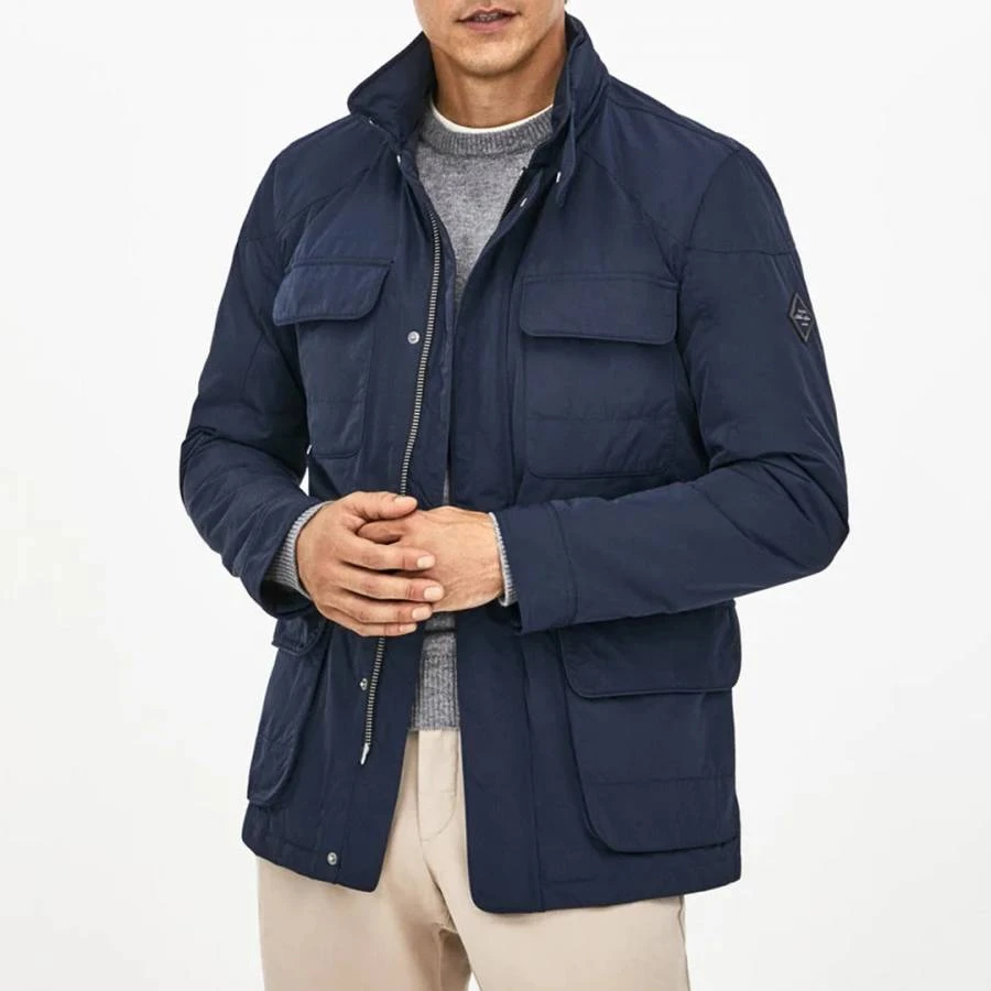 Hackett London Navy Velospeed Jacket 1 Hackett London Navy Velospeed Jacket