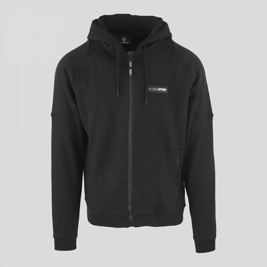 PHILIPP PLEIN Black Zip Up Hoodie 1 PHILIPP PLEIN Black Zip Up Hoodie