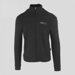 PHILIPP PLEIN Black Zip Up Sweatshirt