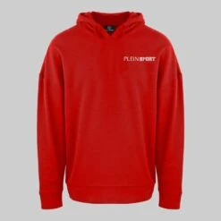 PHILIPP PLEIN Red Logo Hoodie