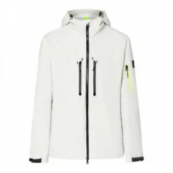 Hackett London Ecru AMR Hooded Shell Jacket -Schmuddelwedda 18124166 3