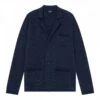 Hackett London Navy Jacquard Cotton Jacket