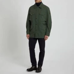 Hackett London Olive Technical Field Jacket -Schmuddelwedda 18124314 3