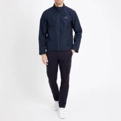 Hackett London Navy AMR Softshell Zip Jacket -Schmuddelwedda 18124322 3