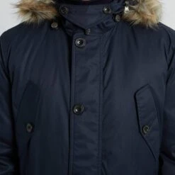 Hackett London Navy Arctic Parka Jacket -Schmuddelwedda 18124337 4