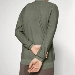 BELSTAFF Green Jetty Half Zip Merino Wool Jumper -Schmuddelwedda 18129763 3