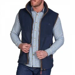 Navy Fleece Gilet