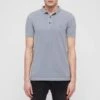 AllSaints Ash Blue Daste Polo Shirt