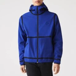 Lacoste Royal Blue Hooded Sports Jacket