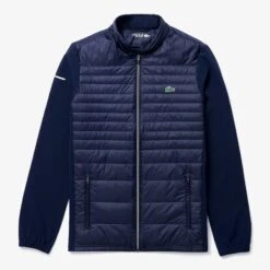 Lacoste Navy Hybrid Quilted Body Jacket -Schmuddelwedda 18141783 3