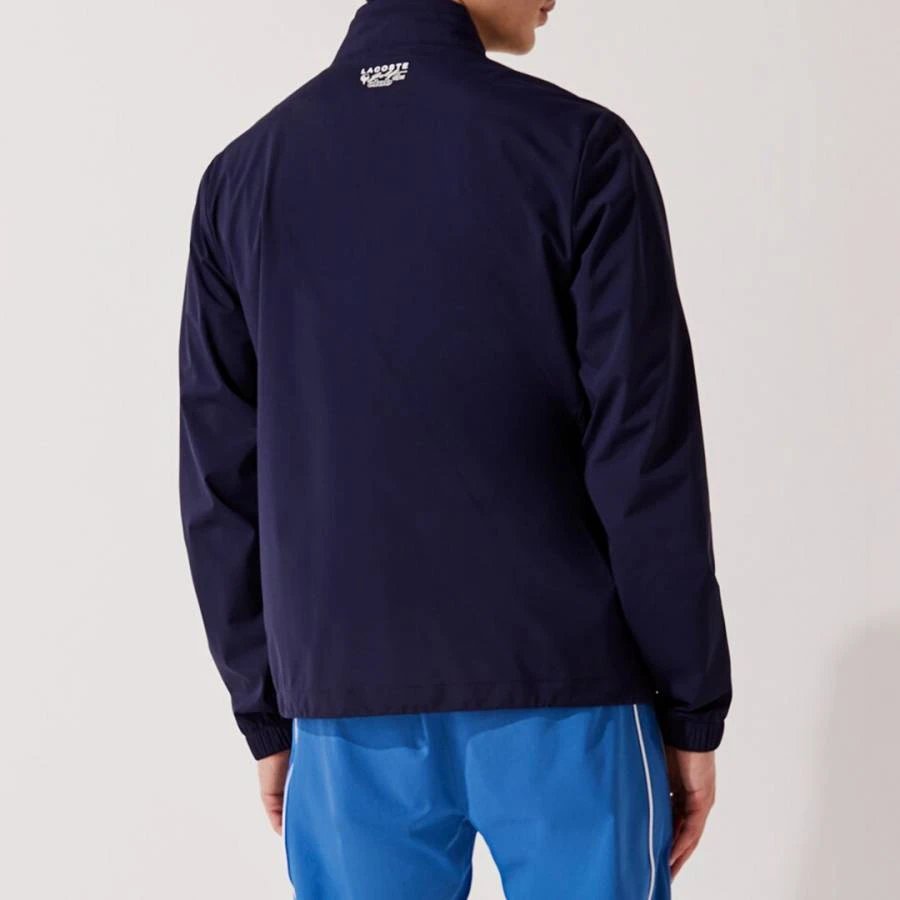 Lacoste Navy Adjustable Collar Zip Jacket 2 Lacoste Navy Adjustable Collar Zip Jacket - Image 2